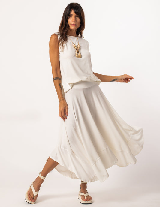 Eloá Off White Skirt