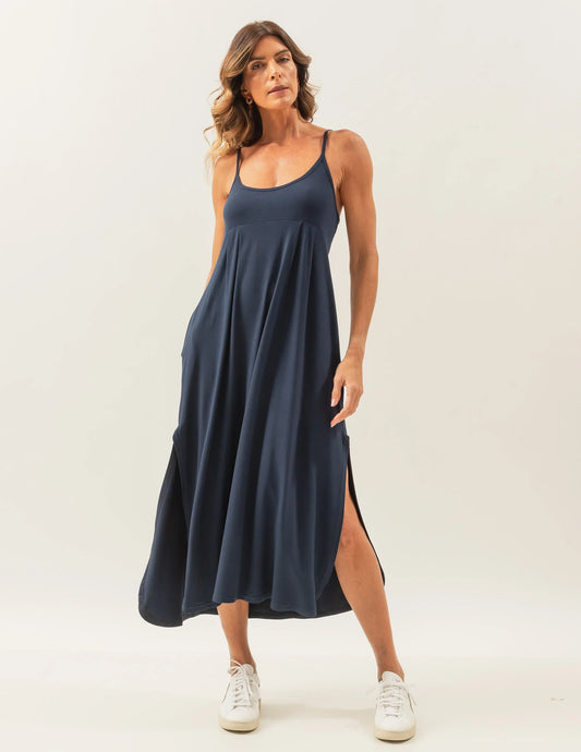 Luciana Navy Dress