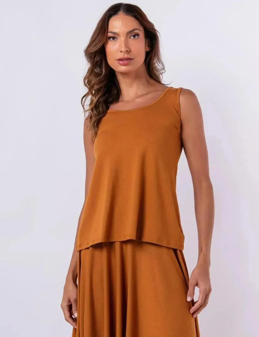 Eloá Caramel U Blouse