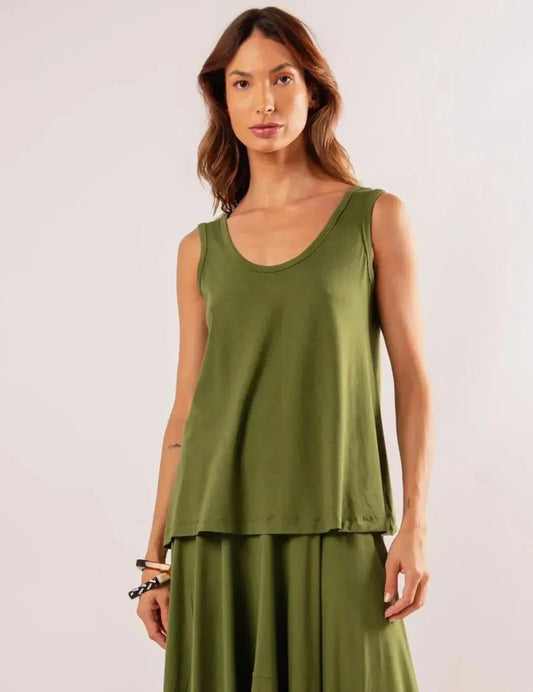 Military Green Eloá Blouse
