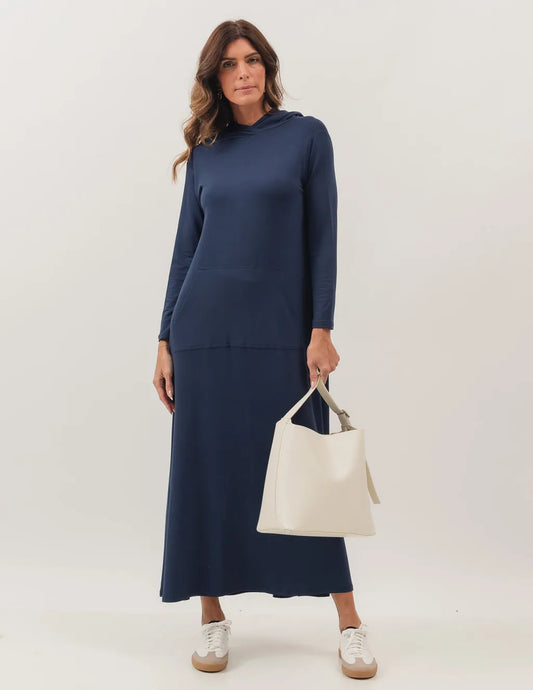 Navy Blue Fatima Long Dress