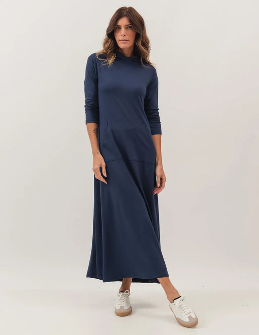 Navy Blue Fatima Long Dress