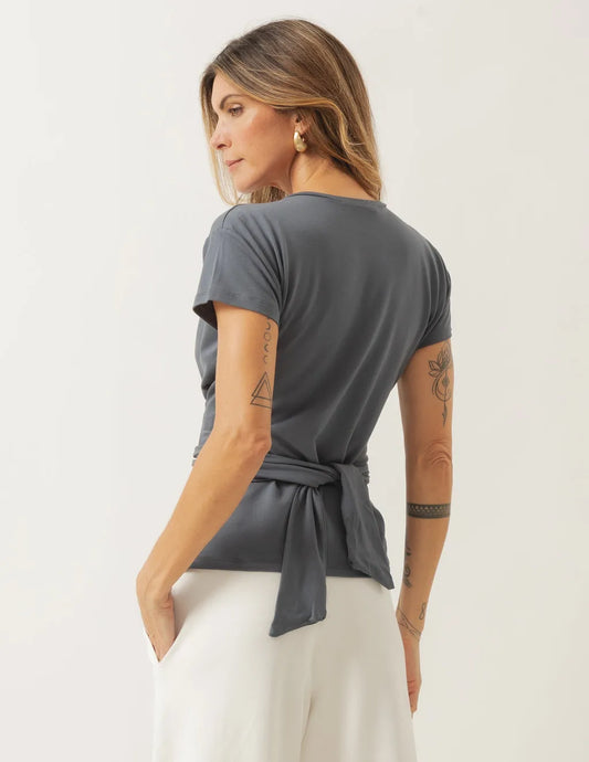 Haia Charcoal Blouse