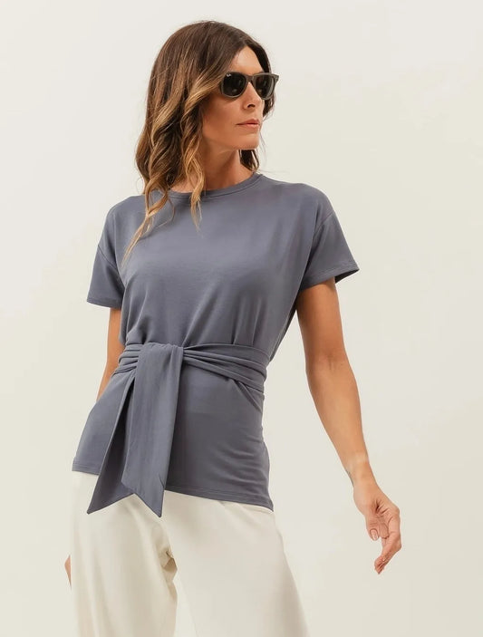 Haia Charcoal Blouse