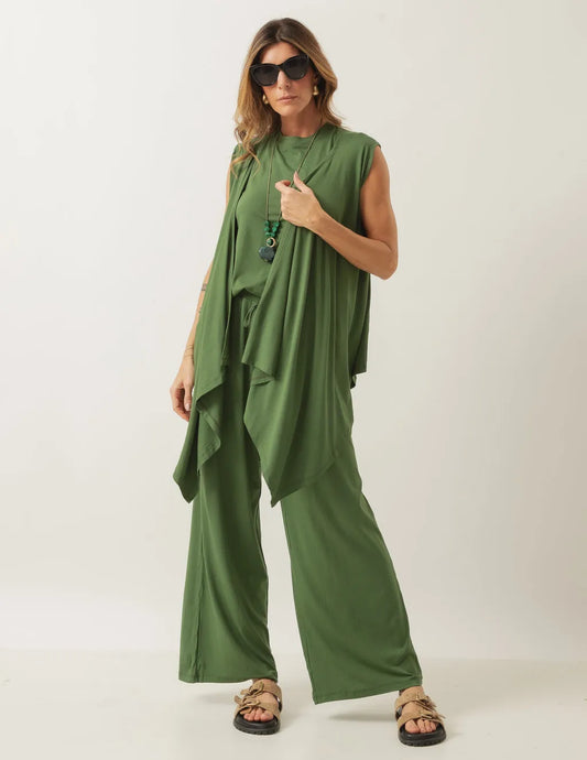 Kimono Set Military Green