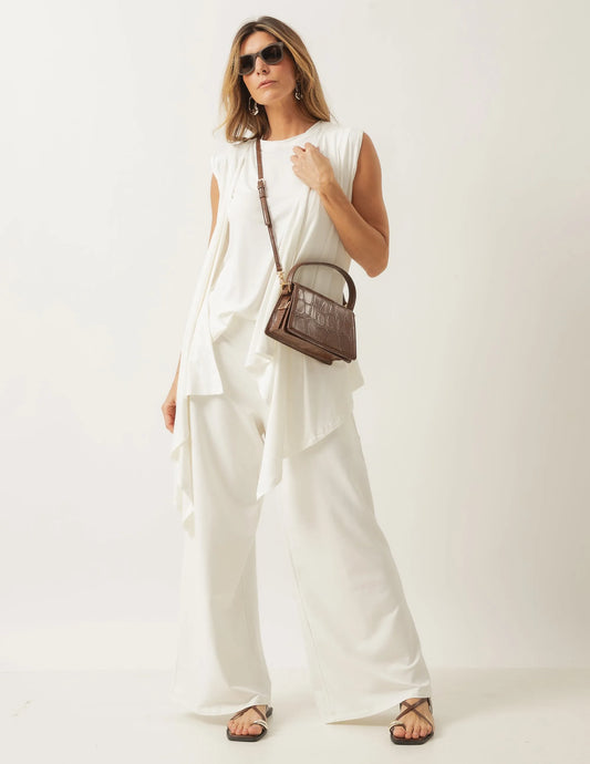 Off White Kimono Set