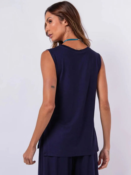 Kimono Navy Blue Blouse