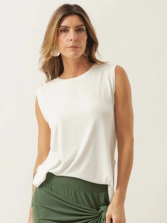 Off White Kimono Blouse