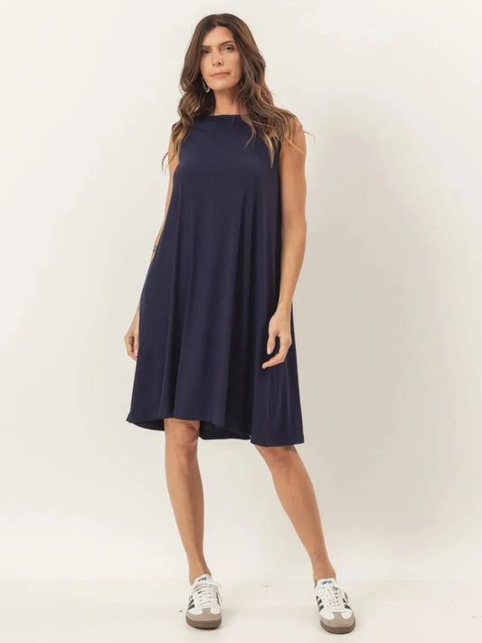 Liz Navy Blue Dress