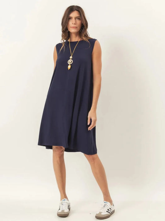 Liz Navy Blue Dress