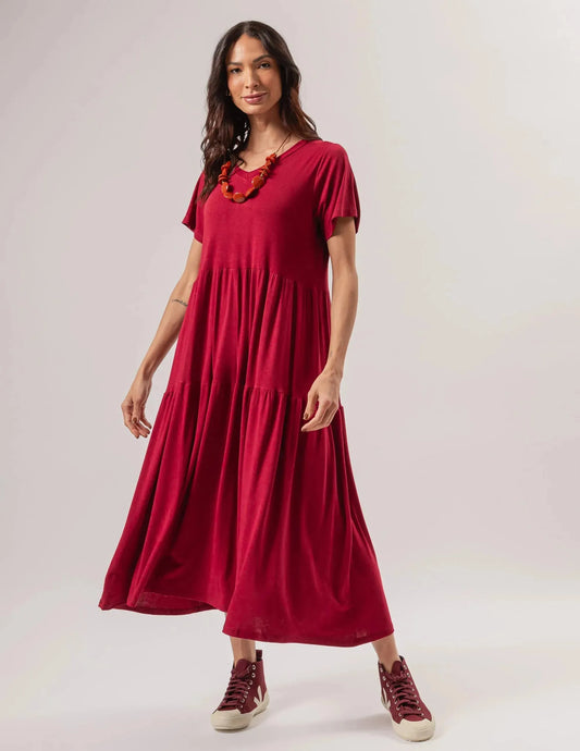 Lais Burgundy Dress P