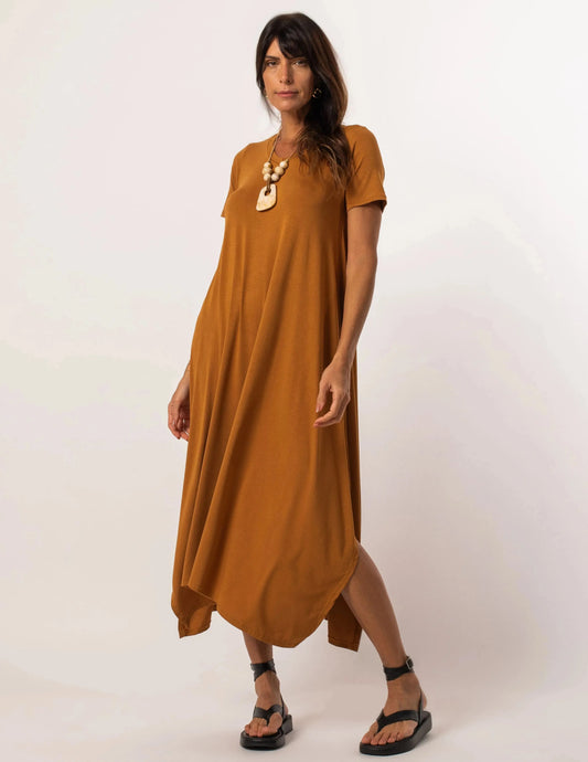 Aretha Caramel Dress U
