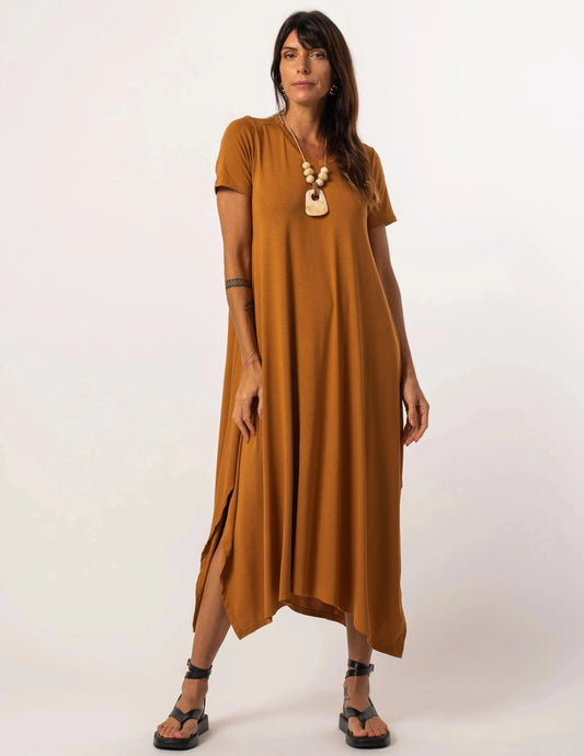 Aretha Caramel Dress U