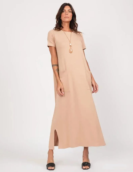 Paolla Beige Dress