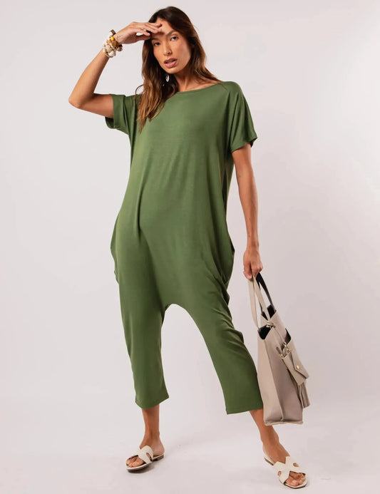 Virginia Military Green Jumpsuit