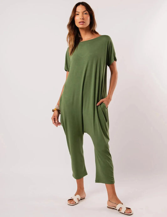Virginia Military Green Jumpsuit