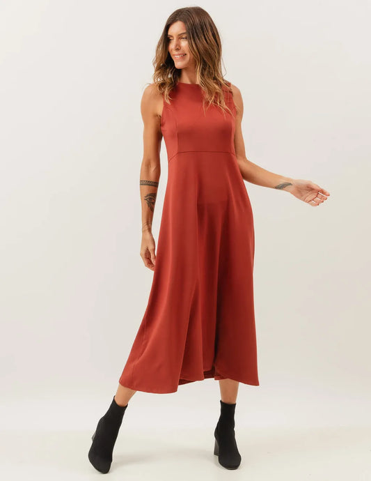 Naomi Cinnamon Dress