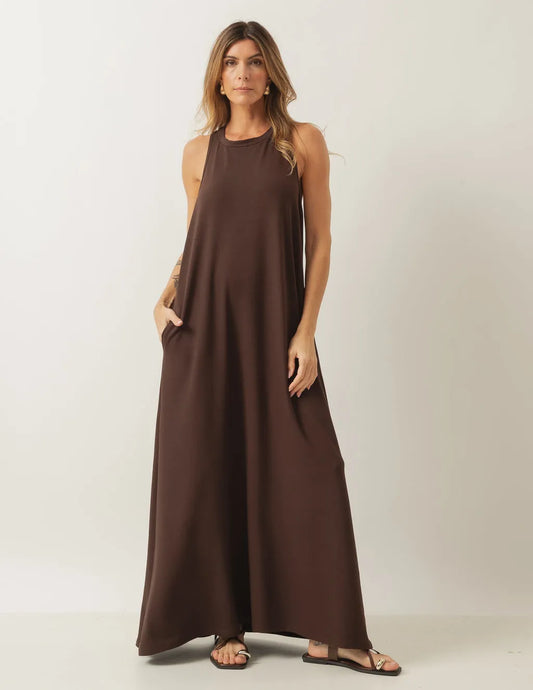 Brown Santorini Dress