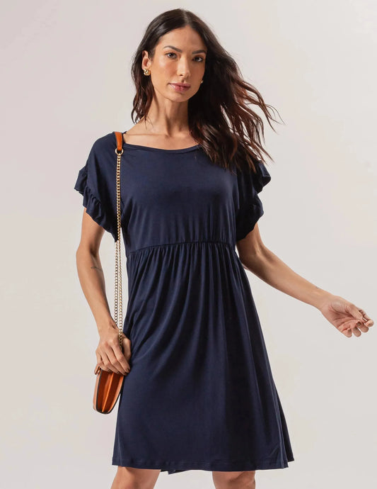 Fabiana Navy Blue Dress