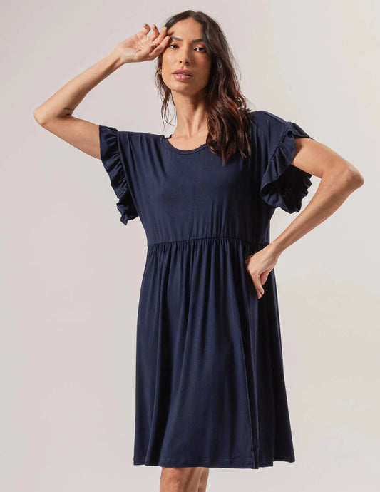 Fabiana Navy Blue Dress