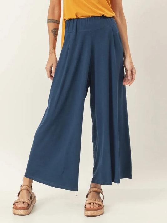 Vera Navy Blue Pantalona Pants