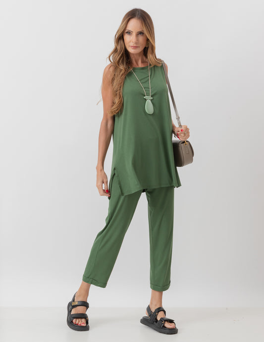 Paris Military Green Pants