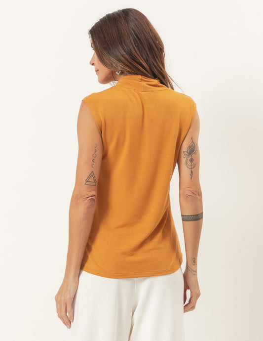 Bárbara Mustard Blouse