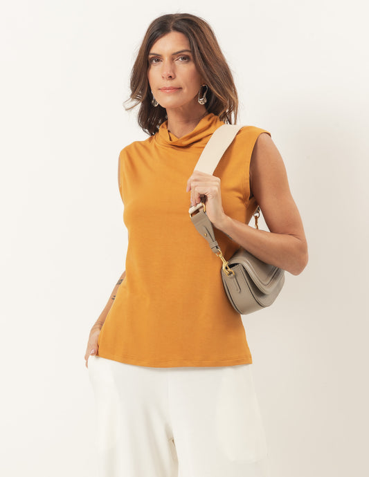 Bárbara Mustard Blouse