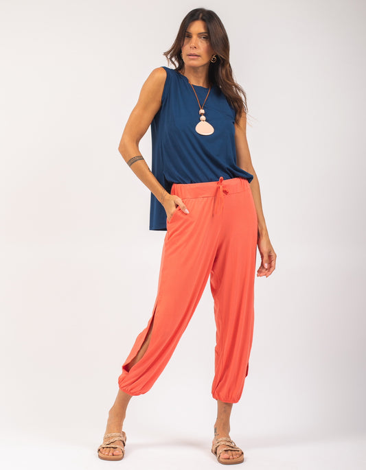 Coral Capri Pants U