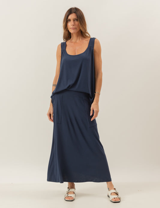 Atenas Navy Blue Skirt U