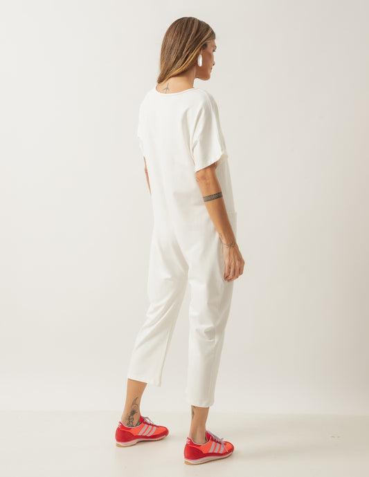 Ibiza Off White Jumpsuit