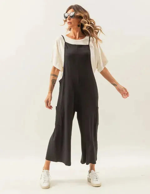 Amber Black Jumpsuit