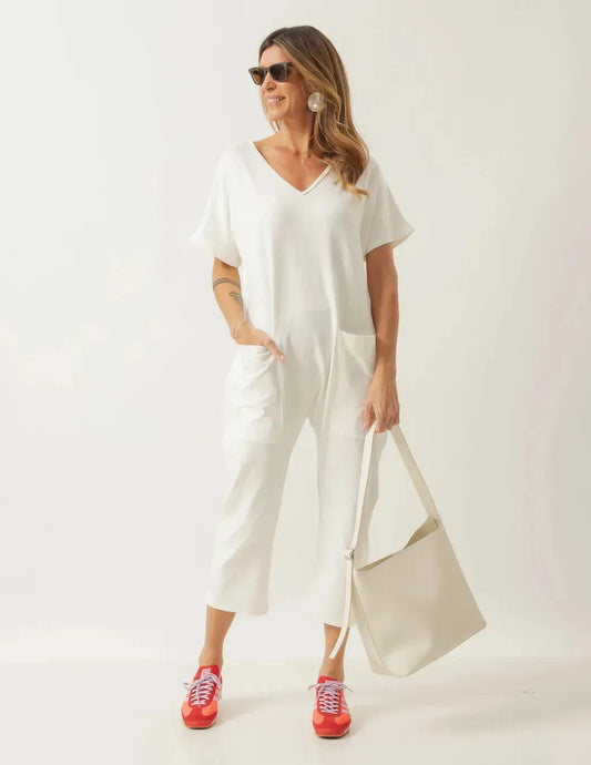 Ibiza Off White Jumpsuit