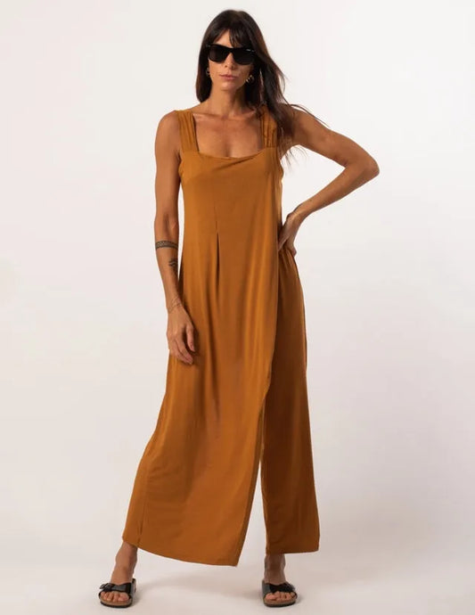 Chloe Caramel Jumpsuit