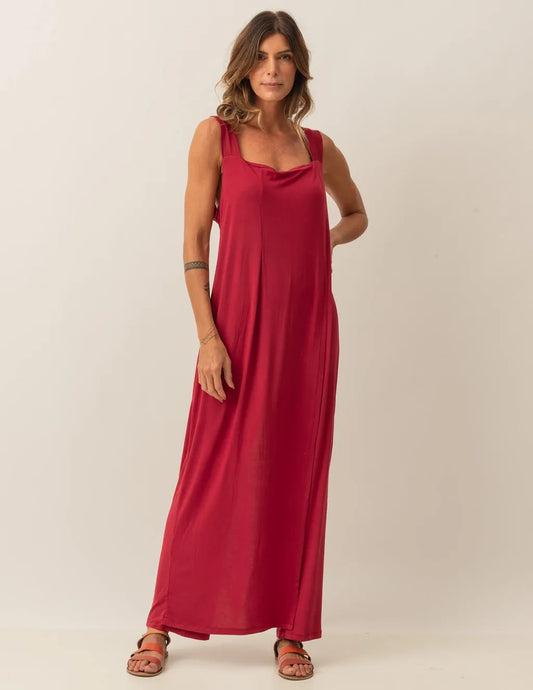 Chloe Burgundy Jumpsuit
