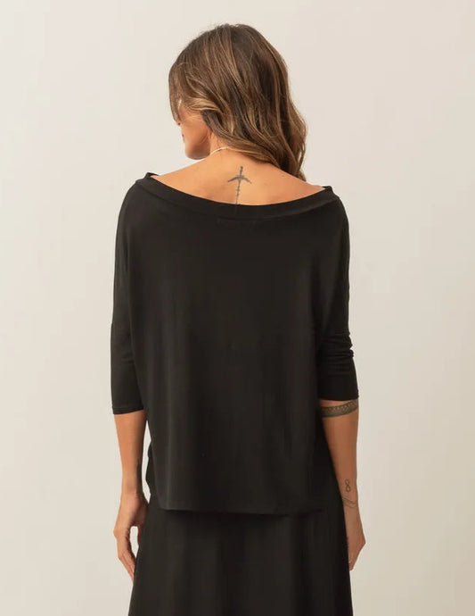 Black Elba Blouse