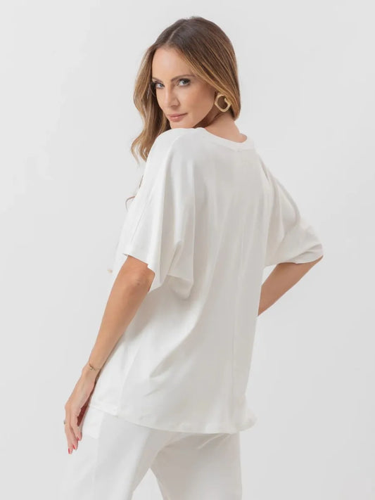 Elisa Off White Blouse