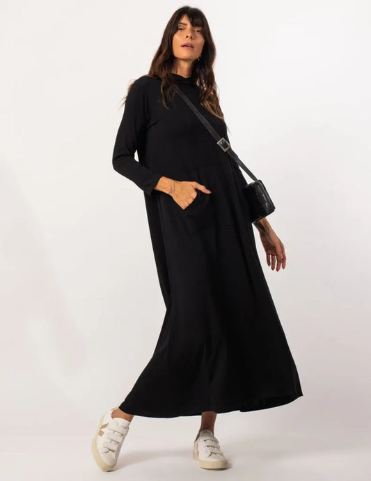 Fatima Long Black Dress U