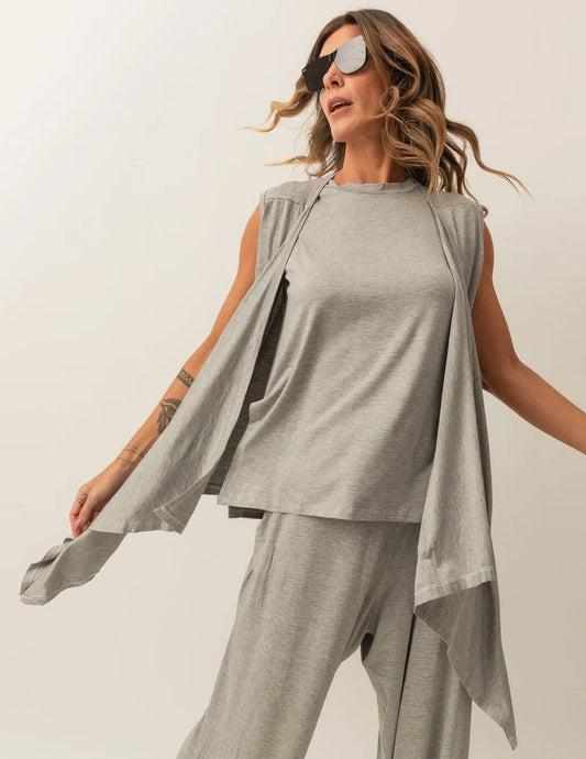 Kimono Set Grey Mélange