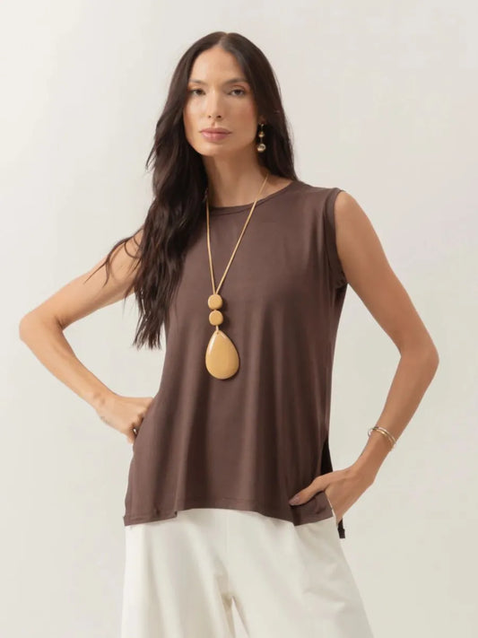 Kimono Brown Blouse