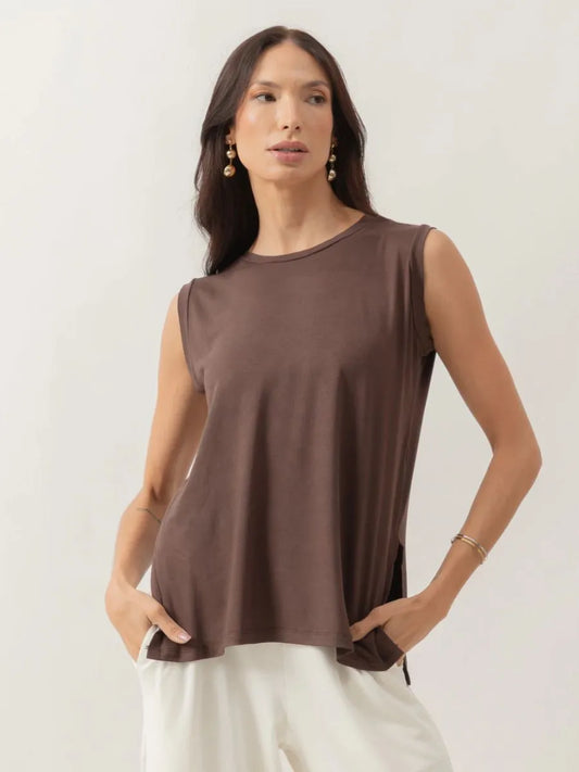 Kimono Brown Blouse