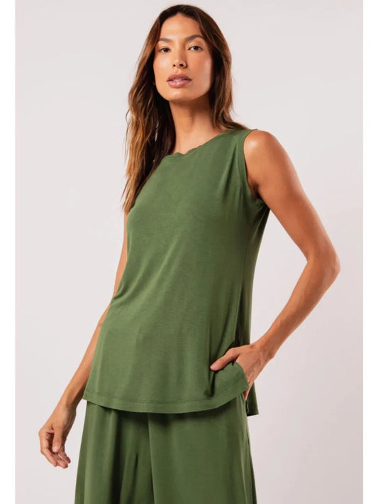 Kimono Military Green Blouse