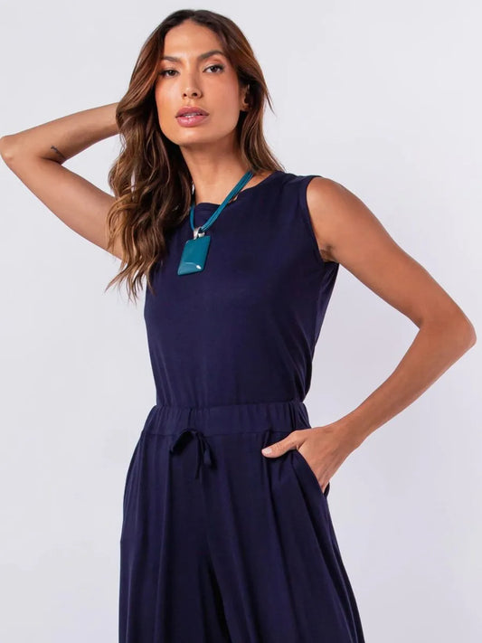 Kimono Navy Blue Blouse
