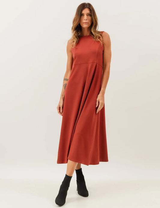 Naomi Cinnamon Dress