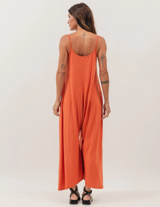 Pantalona Veronica Orange Jumpsuit