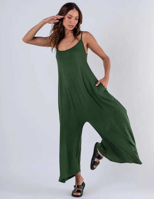 Pantalona Veronica Military Green Jumpsuit