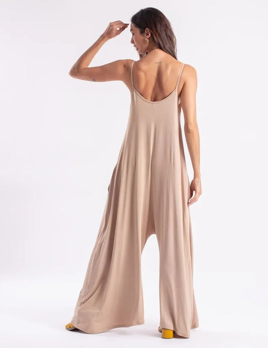 Veronica Beige Jumpsuit